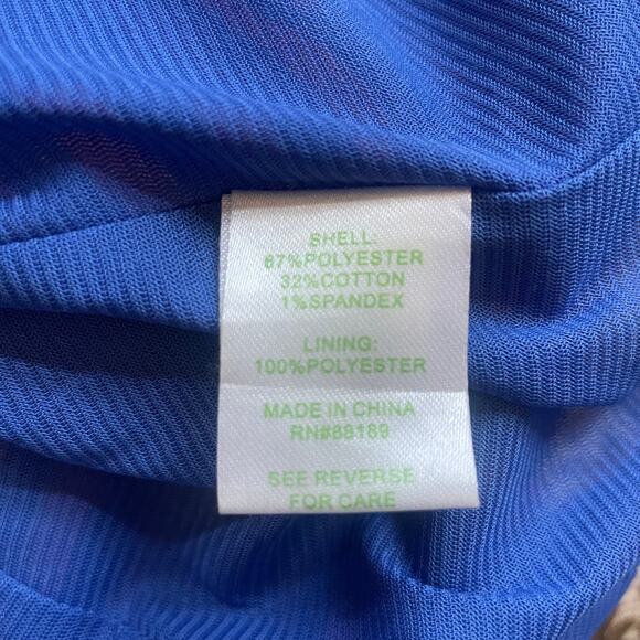 Lilly Pulitzer Briella Pink/Blue Striped Dress Sz M - Picture 6 of 6